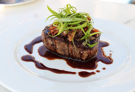 Plated Beef Filet dish